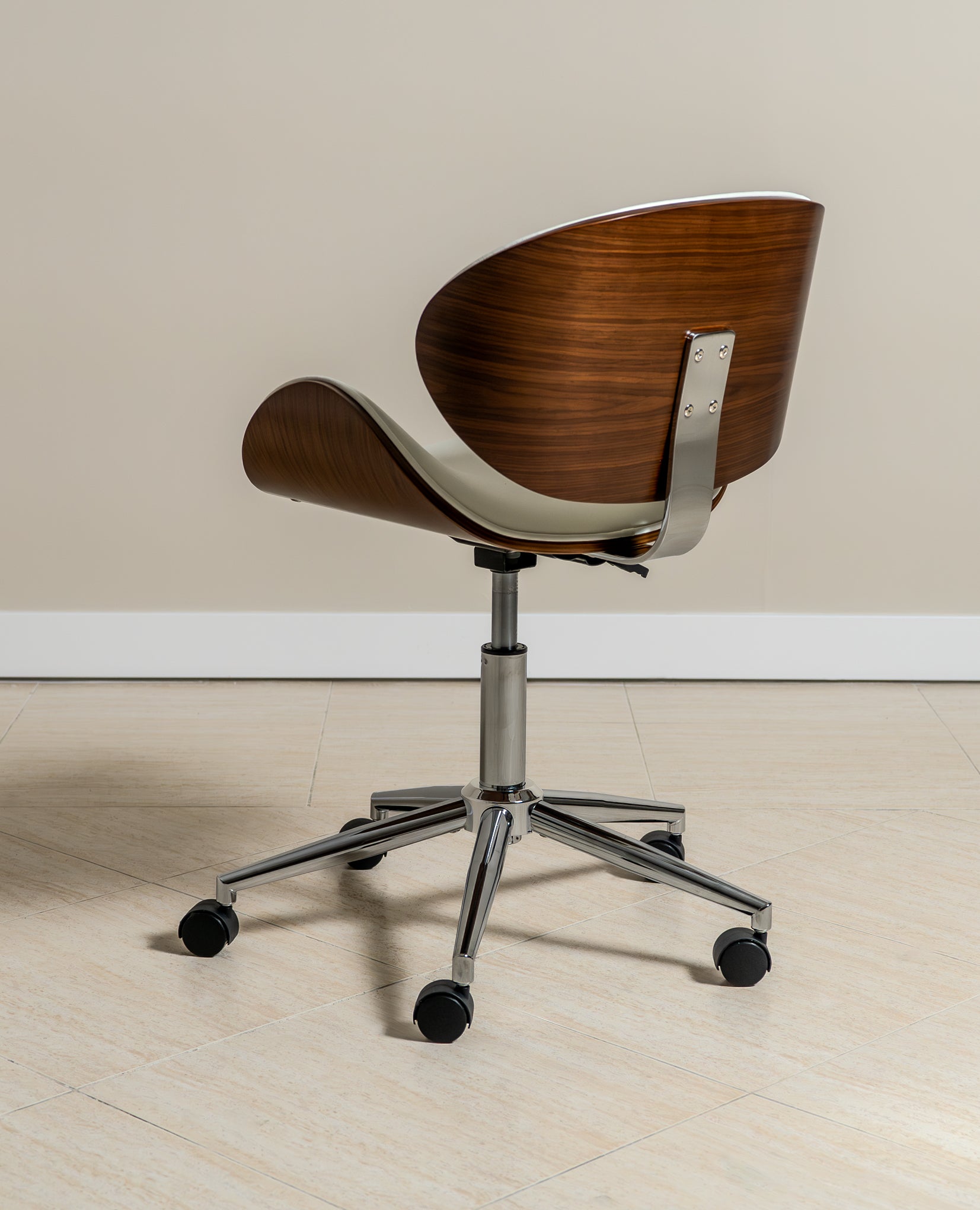 Ergonomic Danish Office Chair (White, Wing) | Scandinavian Desk Chair Office Chair - Jacob Bek