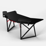 Pro 180 Gaming Desk Corner | Headphone & Drink Mounts (Carbon Fibre Black, 180cm) Gaming Desk - Gaming