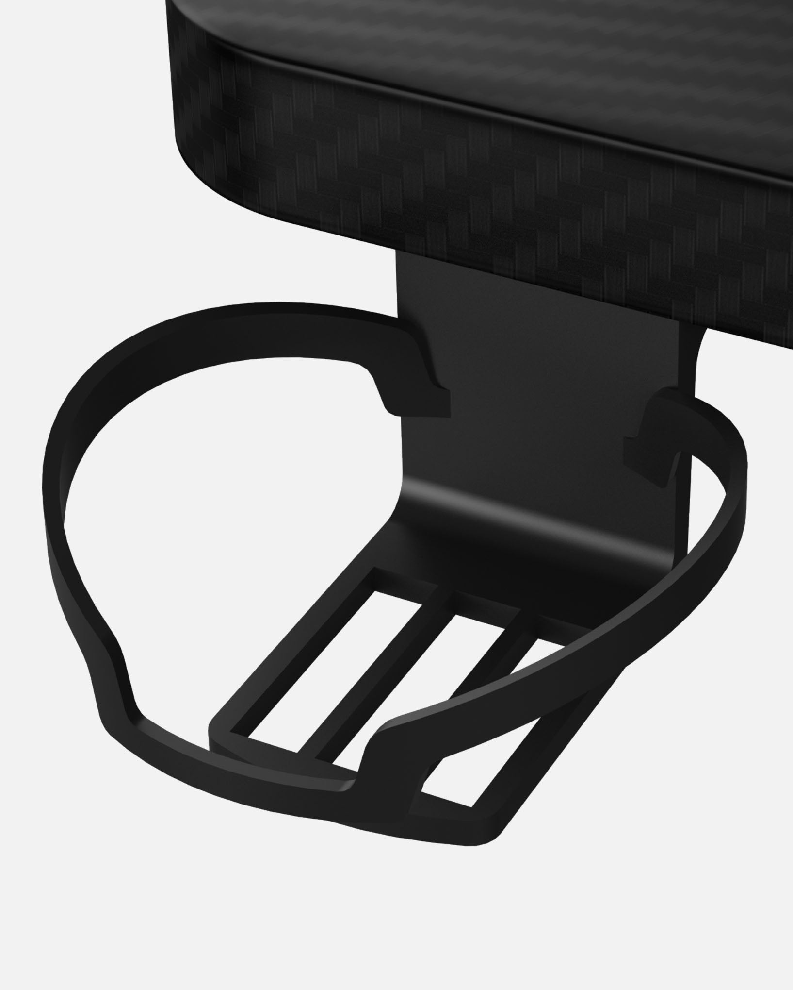 Pro 180 Gaming Desk Corner | Headphone & Drink Mounts (Carbon Fibre Black, 180cm) Gaming Desk - Gaming