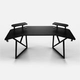 Pro 180 Gaming Desk Corner | Headphone & Drink Mounts (Carbon Fibre Black, 180cm) Gaming Desk - Gaming