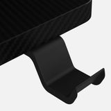Pro 180 Gaming Desk Corner | Headphone & Drink Mounts (Carbon Fibre Black, 180cm) Gaming Desk - Gaming