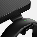 Pro 180 Gaming Desk Corner | Headphone & Drink Mounts (Carbon Fibre Black, 180cm) Gaming Desk - Gaming