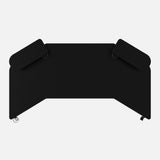 Pro 180 Gaming Desk Corner | Headphone & Drink Mounts (Carbon Fibre Black, 180cm) Gaming Desk - Gaming