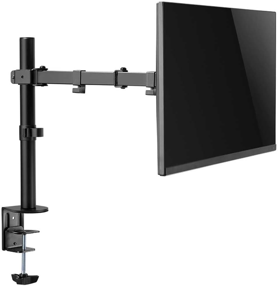 Single Monitor Mount – Adjustable Desk Clamp Stand (VESA 75/100) Monitor Mount - Marcel Olsen
