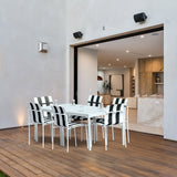 Ondara Outdoor Chair (Zebra Black & White) – Modern Boho Patio Chair - Marcel Olsen