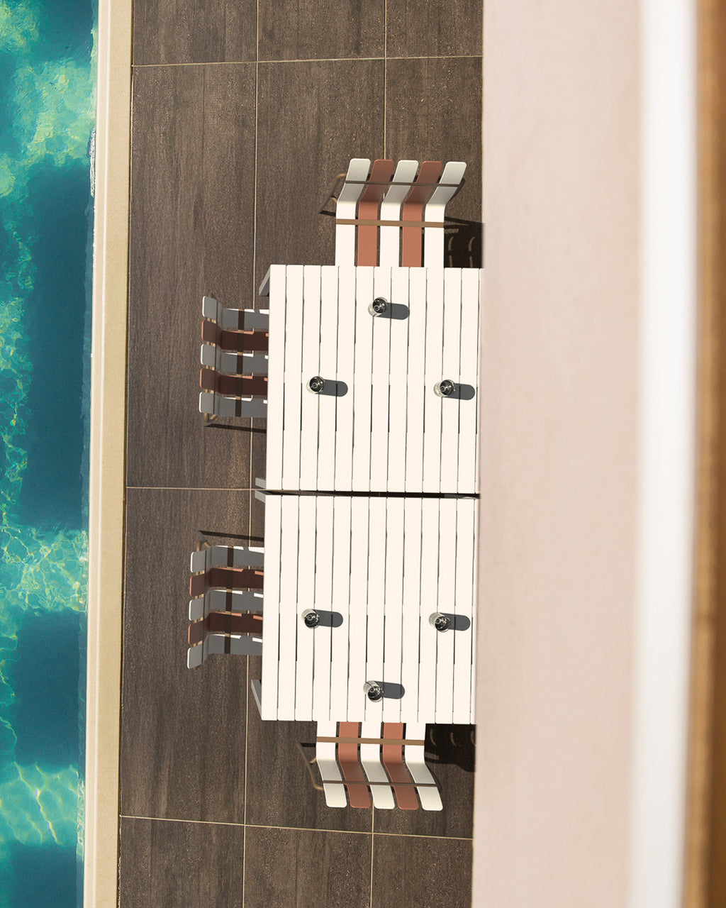 Ondara Outdoor Dining Table (Alba White, 85cm) - Outlet - Marcel Olsen
