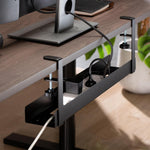 Clamp-On Under-Desk Cable Tray – No-Drill Cable Management Power & Wire Management - Marcel Olsen
