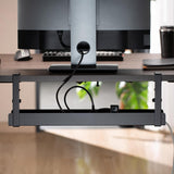 Clamp-On Under-Desk Cable Tray – No-Drill Cable Management Power & Wire Management - Marcel Olsen
