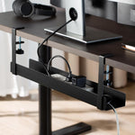 Clamp-On Under-Desk Cable Tray – No-Drill Cable Management Power & Wire Management - Marcel Olsen