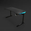 Core 120 Gaming Desk | LEDs, Headphone & Drink Mounts (Carbon Fibre Black, 120cm) Gaming Desk - Jacob Bek Gaming