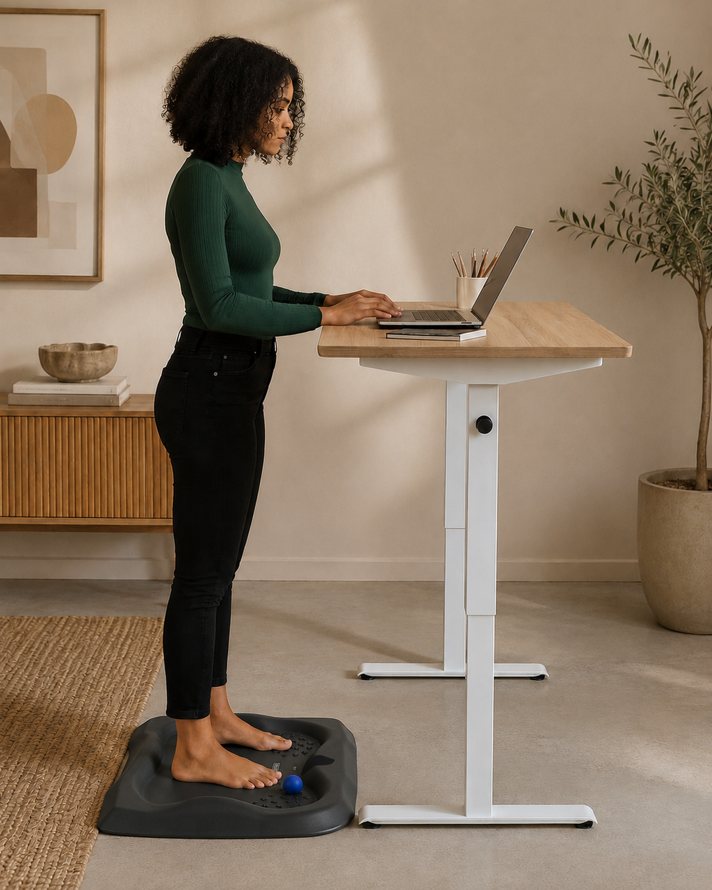 Anti-Fatigue Balance Mat with Massage Ball - Outlet Upsell Products - Marcel Olsen