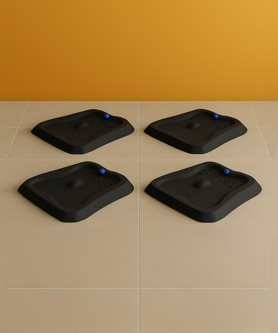 Anti-Fatigue Mat With Foot Massage Ball (4 Units) Standing Mat - Jacob Bek