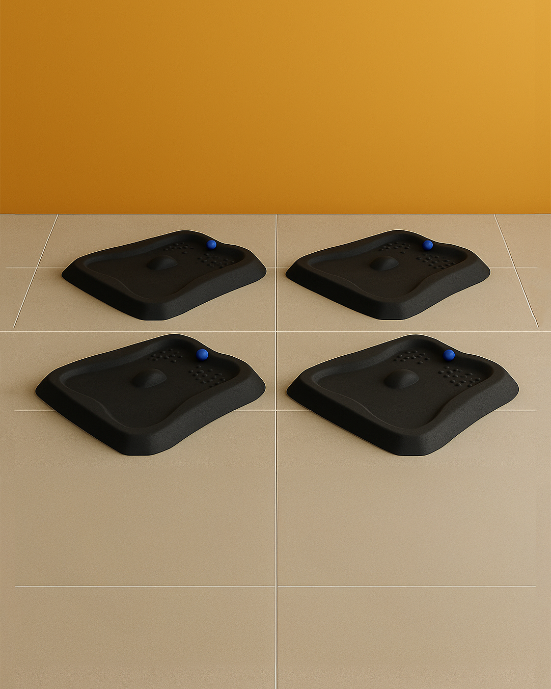 Anti-Fatigue Mat With Foot Massage Ball (4 Units) Standing Mat - Jacob Bek