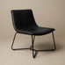Bergondo Cocoon Accent Chair (Shadow Slate Black) – Mid-century Modern Coconut Style Lounge Chair - Marcel Olsen