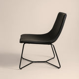 Bergondo Cocoon Accent Chair (Shadow Slate Black) – Mid-century Modern Coconut Style Lounge Chair - Marcel Olsen