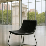 Bergondo Cocoon Accent Chair (Shadow Slate Black) – Mid-century Modern Coconut Style Lounge Chair - Marcel Olsen