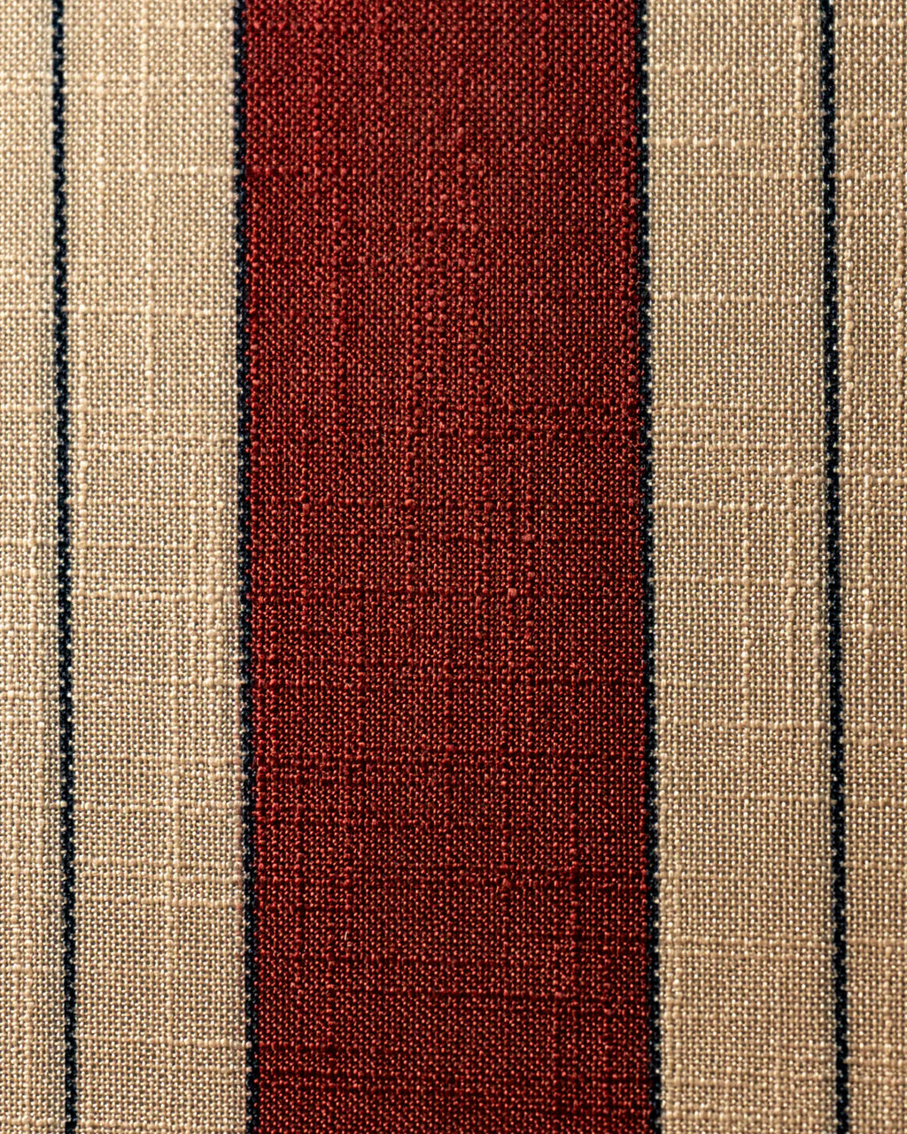 Berria Armchair Metal & Striped Fabric (Crimson Sand) – Outlet - Marcel Olsen
