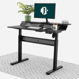 Electric Standing Desk (Black, 120cm) | Two Tier, Sit-Stand Desk Electric Standing Desk    - Jacob Bek