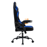 Gaming Chair Ergonomic (Blitz Blue) | Reclining, Adjustable Arms (Fabric) Gaming Chair - Jacob Bek Gaming