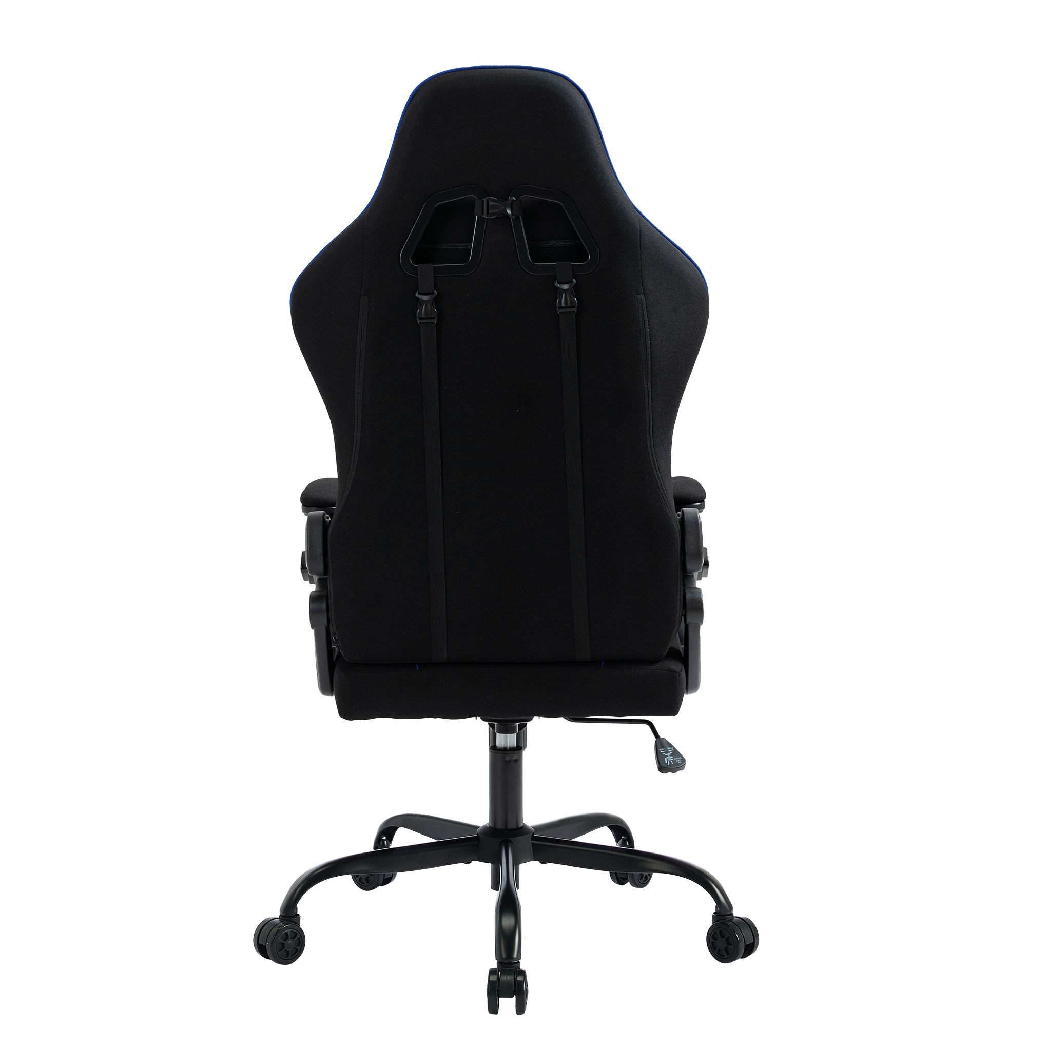 Gaming Chair Ergonomic (Blitz Blue) | Reclining, Adjustable Arms (Fabric) Gaming Chair - Jacob Bek Gaming