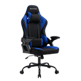 Gaming Chair Ergonomic (Blitz Blue) | Reclining, Adjustable Arms (Fabric) Gaming Chair - Jacob Bek Gaming
