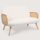 Boho Rattan Sofa (Beige) - Comfortable, Bohemian Style     - Marcel Olsen