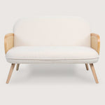 Boho Rattan Sofa (Beige) - Comfortable, Bohemian Style     - Marcel Olsen