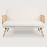 Boho Rattan Sofa (Beige) - Comfortable, Bohemian Style     - Marcel Olsen