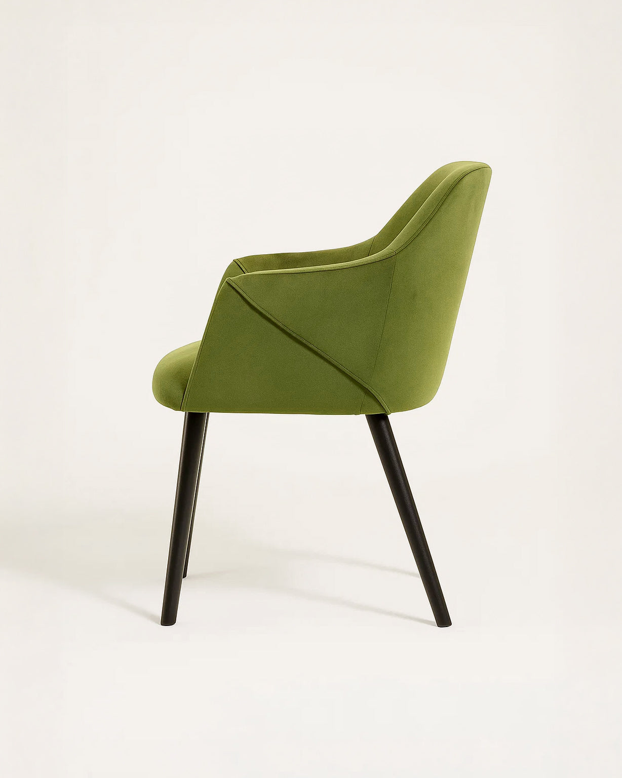 Bonanova Velvet Dining Chair (Verdigris Green Fabric) – Modern Upholstered Dining Chair with Armrests - Marcel Olsen