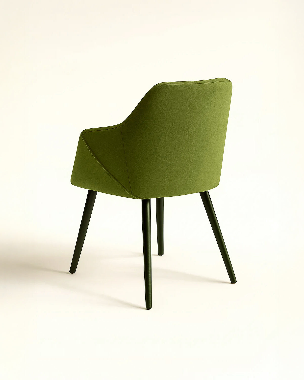 Bonanova Velvet Dining Chair (Verdigris Green Fabric) – Modern Upholstered Dining Chair with Armrests - Marcel Olsen