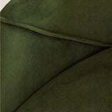 Bonanova Velvet Dining Chair (Verdigris Green Fabric) – Modern Upholstered Dining Chair with Armrests - Marcel Olsen