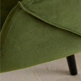 Bonanova Velvet Dining Chair (Verdigris Green Fabric) – Modern Upholstered Dining Chair with Armrests - Marcel Olsen