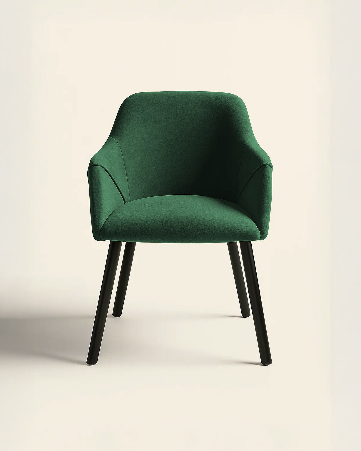 Bonanova Velvet Dining Chair (Verdigris Green Fabric) – Modern Upholstered Dining Chair with Armrests - Marcel Olsen