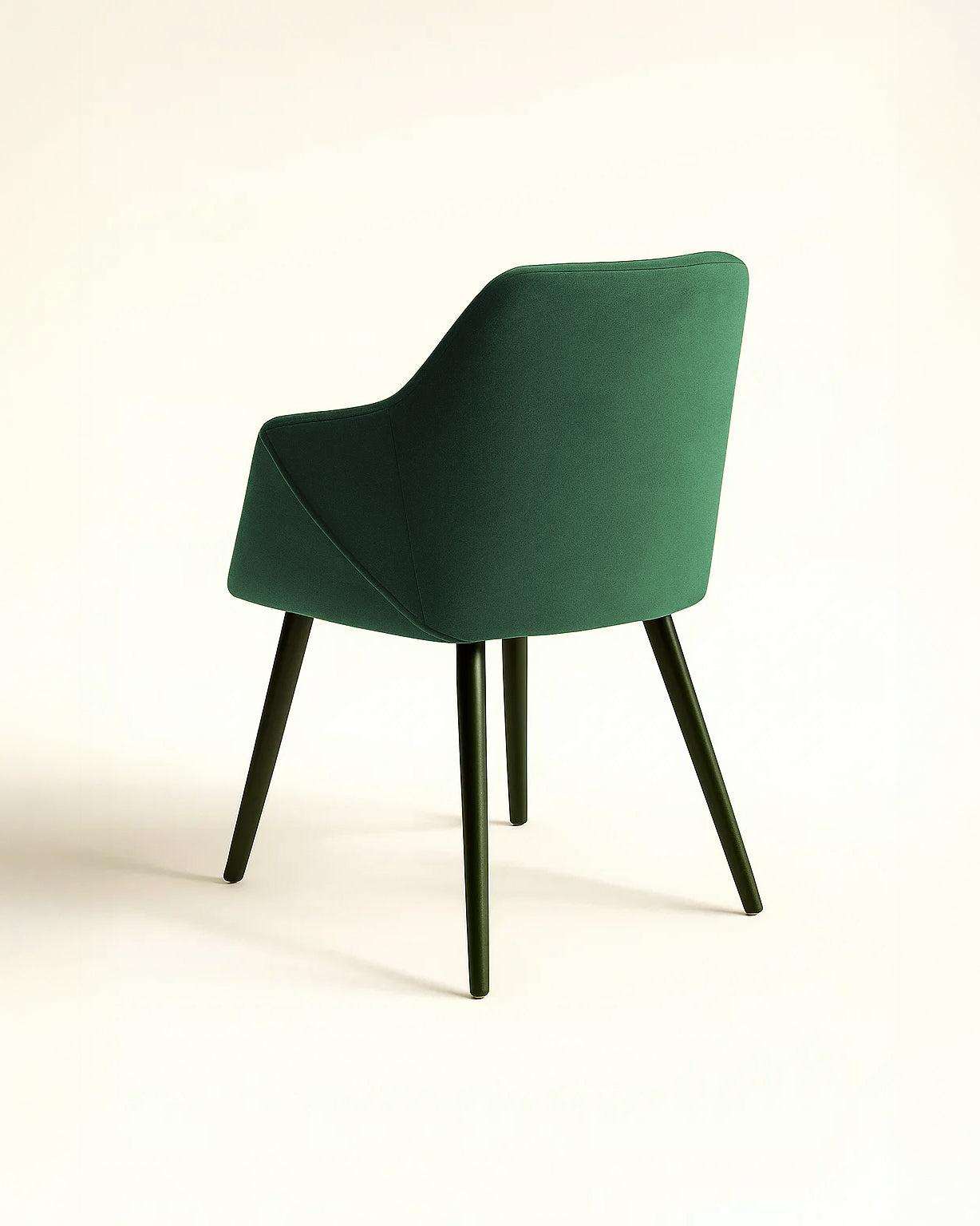 Bonanova Velvet Dining Chair (Verdigris Green Fabric) – Modern Upholstered Dining Chair with Armrests - Marcel Olsen