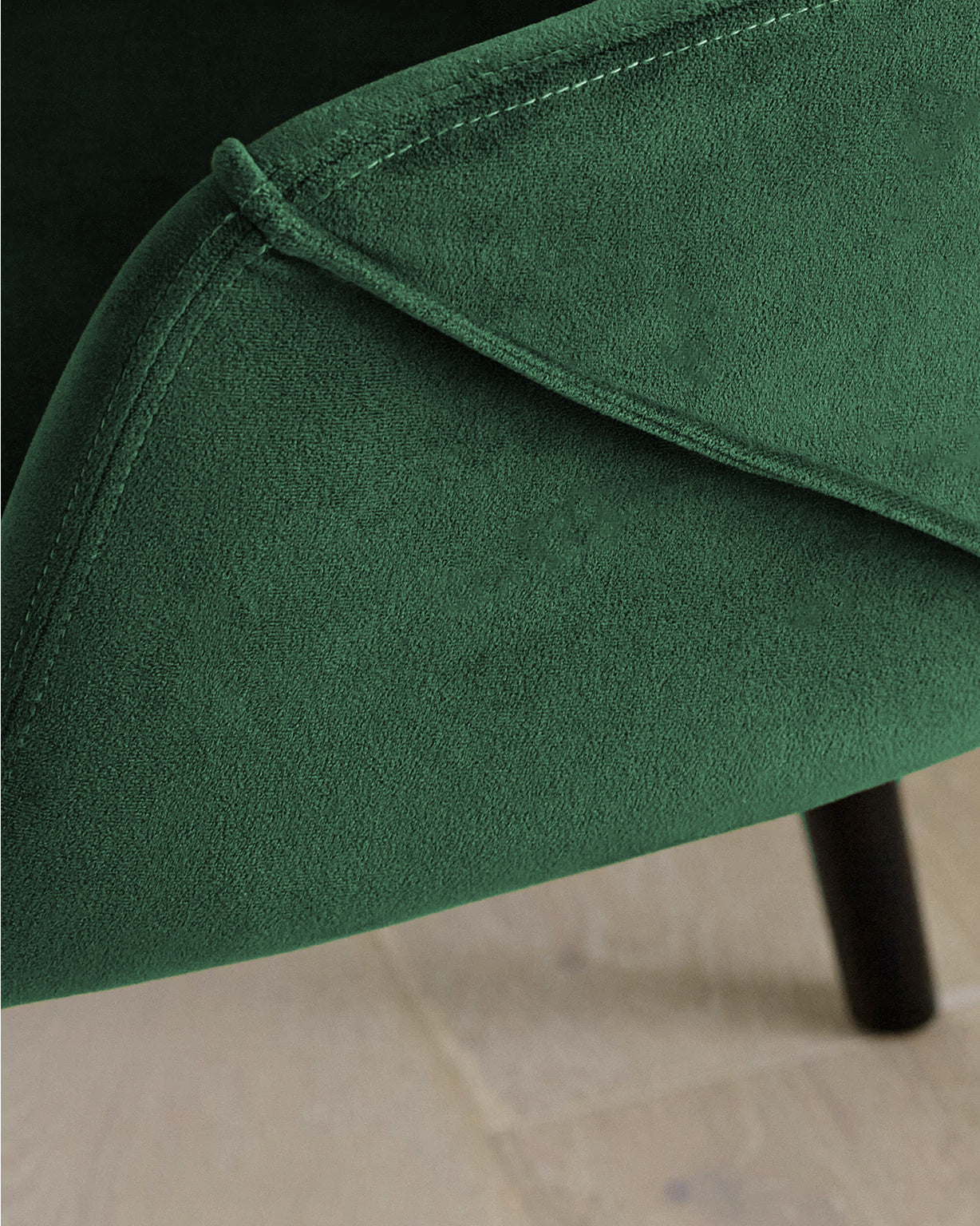Bonanova Velvet Dining Chair (Verdigris Green Fabric) – Modern Upholstered Dining Chair with Armrests - Marcel Olsen