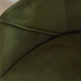 Bonanova Velvet Dining Chair (Verdigris Green Fabric) – Modern Upholstered Dining Chair with Armrests - Marcel Olsen
