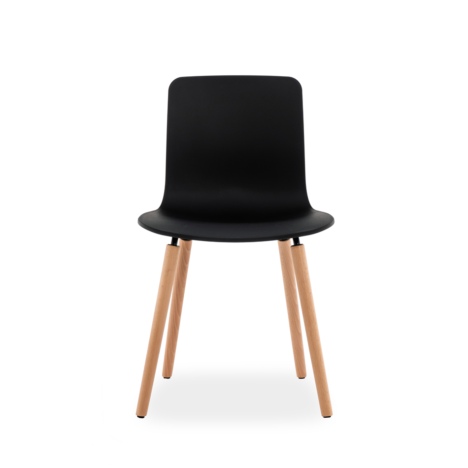 Casco Scandinavian Dining Chairs – Set of 4 (Jet Black) – Outlet - Marcel Olsen