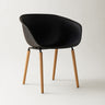 Casco Modern Dining Chair (Jet Black) – (4 Units) Outlet Products - Marcel Olsen