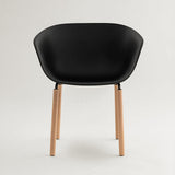 Casco Modern Dining Chair (Jet Black) – (4 Units) Outlet Products - Marcel Olsen