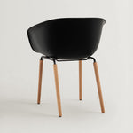 Casco Modern Dining Chair (Jet Black) – (4 Units) Outlet Products - Marcel Olsen