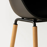 Casco Modern Dining Chair (Jet Black) – (4 Units) Outlet Products - Marcel Olsen
