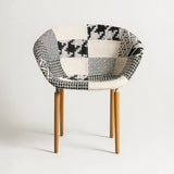 Casco Modern Dining Chair (Monochrome) – Scandinavian Style Shell Chair with Wooden Legs (4 Units) Outlet Products - Marcel Olsen