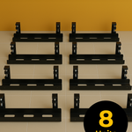 Clamp-on Under Desk Cable Tray (8 Units) Outlet Products - Marcel Olsen