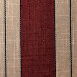 Berria Armchair Metal & Striped Fabric (Crimson Sand) – Modern Boho Summer Lounge Chair - Marcel Olsen