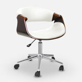 Ergonomic Danish Office Chair (White, Curve) | Scandinavian Desk Chair Office Chair - Jacob Bek