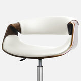 Ergonomic Danish Office Chair (White, Curve) | Scandinavian Desk Chair Office Chair - Jacob Bek