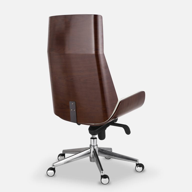 Ergonomic Danish Office Chair (White, High) | Scandinavian Desk Chair Office Chair - Jacob Bek
