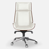 Ergonomic Danish Office Chair (White, High) | Scandinavian Desk Chair Office Chair - Jacob Bek