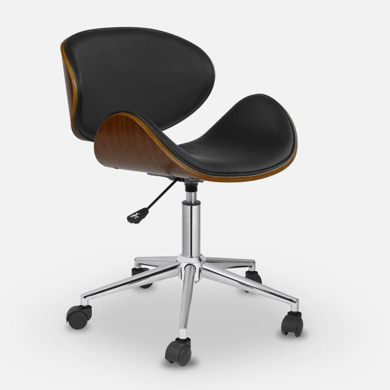 Ergonomic Danish Office Chair (Black, Wing) | Scandinavian Desk Chair Office Chair - Jacob Bek