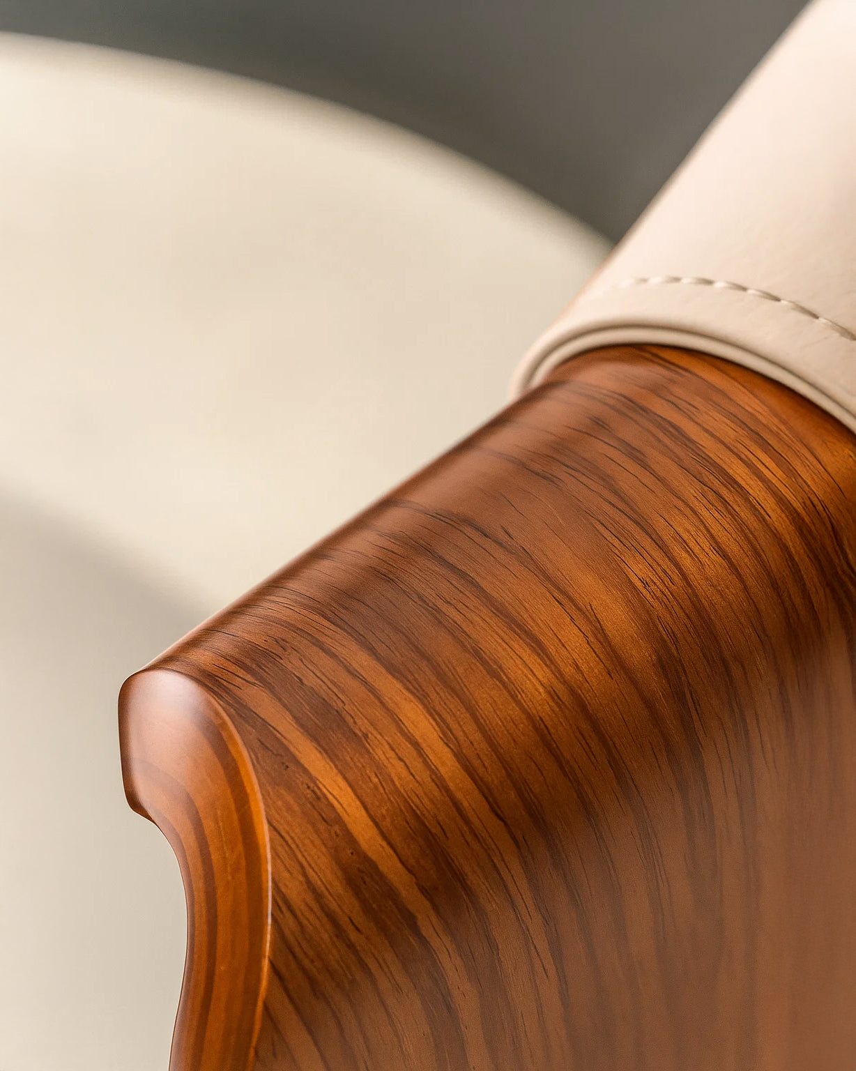 Ergonomic Danish Office Chair (White, Curve) | Scandinavian Desk Chair (Outlet) Outlet Products - Marcel Olsen